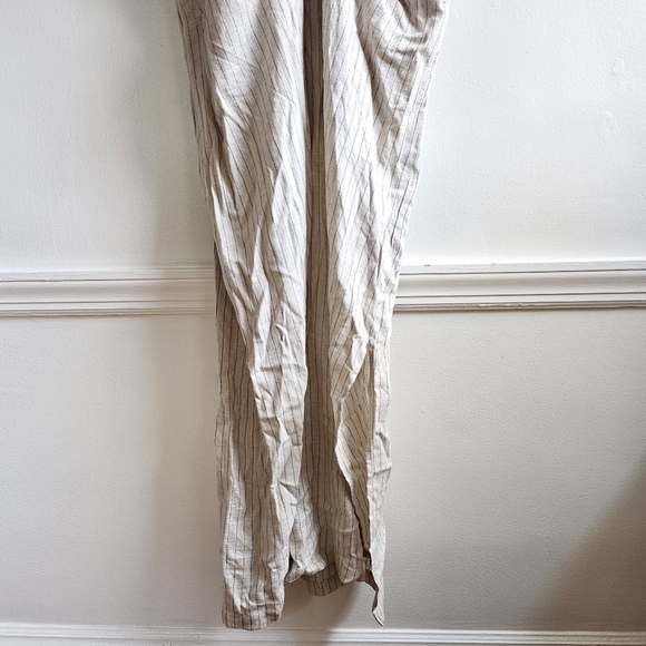 New Zara The Beatrice Linen Blend Ecru Kaftan Maxi Dress NWT Small - Picture 13 of 16